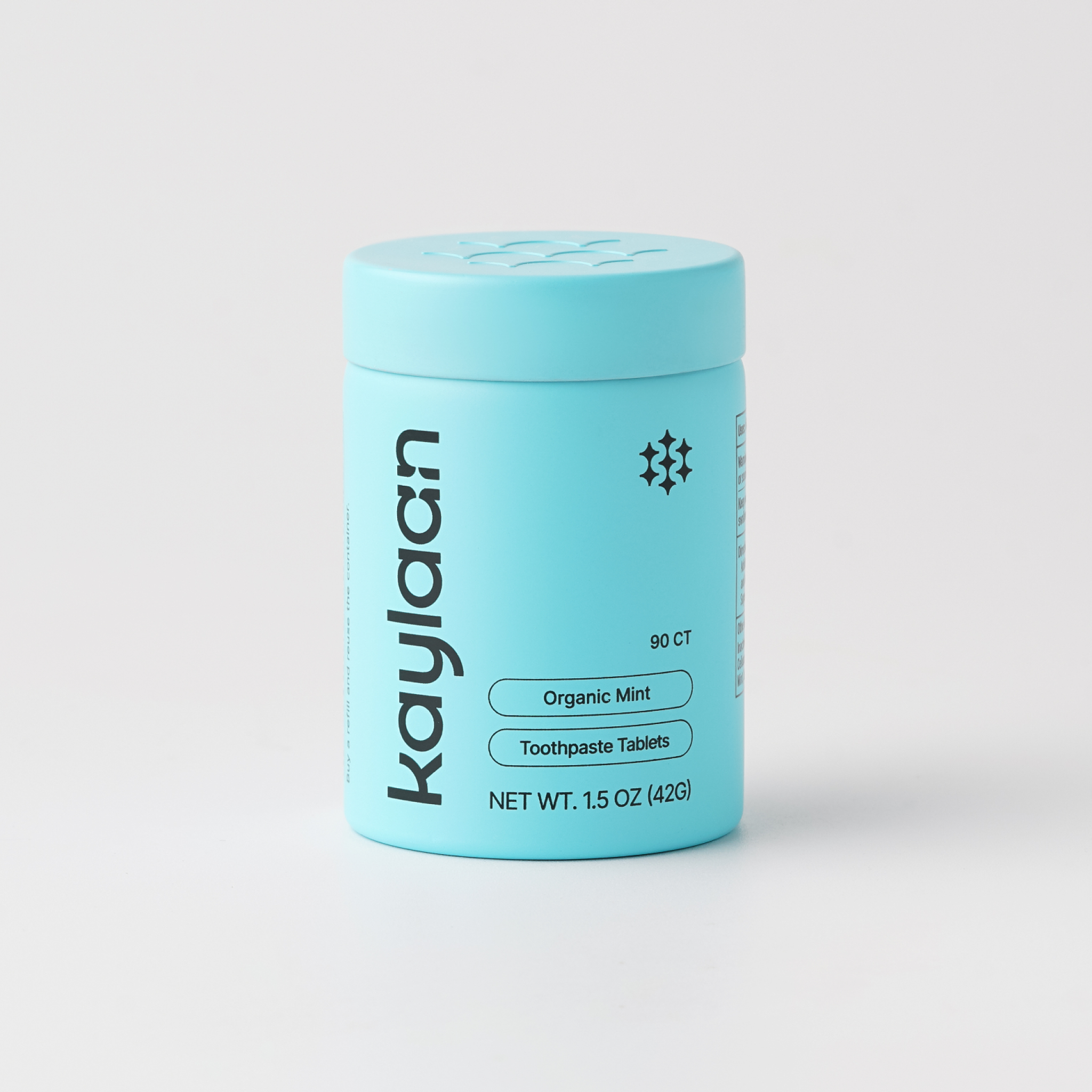Clean Mint Toothpaste Tablet Refills - Fluoride Free - Kaylaan