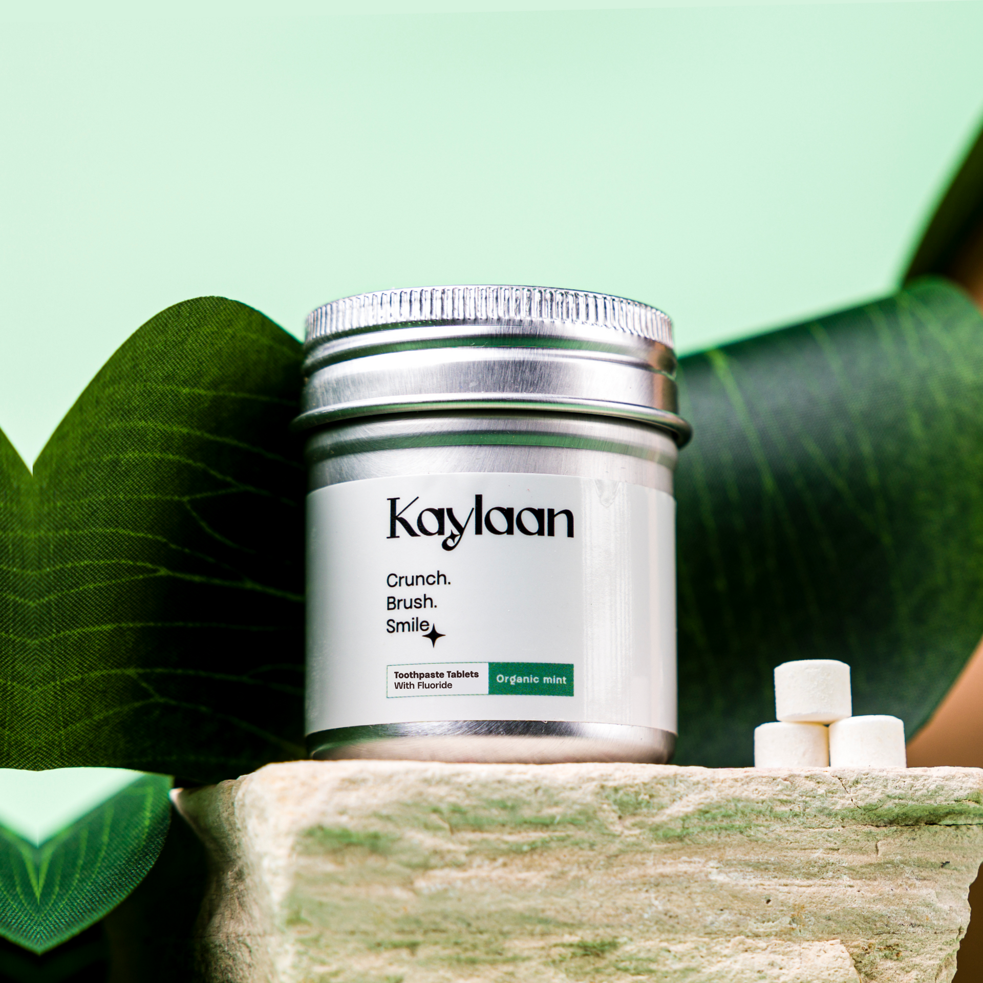 Eco-Friendly Toothpaste - Mint Toothpaste Tablets - Kaylaan