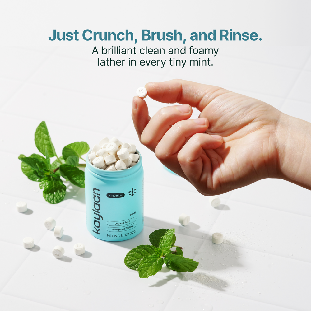 Mint Toothpaste Tablets with Fluoride | Zero-Waste Oral Care