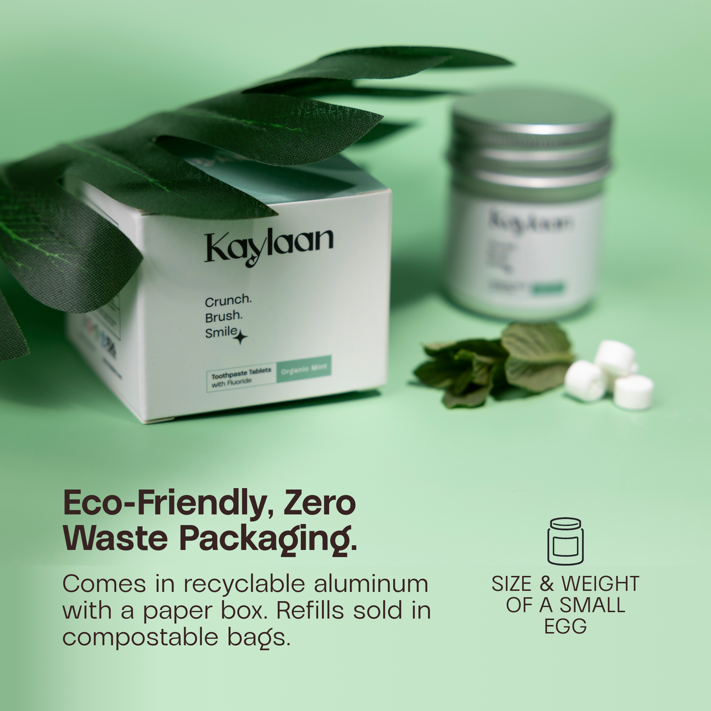 
                  
                    Non-Fluoride Mint Toothpaste Tablets
                  
                