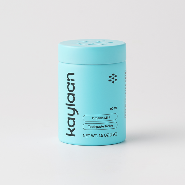Non-Fluoride Mint Toothpaste Tablets (Reusable Tin) | Kaylaan